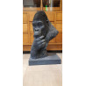 STATUA GORILLA PENSATORE IN RESINA