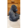 STATUA GORILLA CON CUCCIOLO IN RESINA