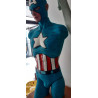 MEZZO BUSTO CAPITAN AMERICA DISEGNATO A MANO