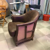 POLTRONCINA VINTAGE IN PELLE