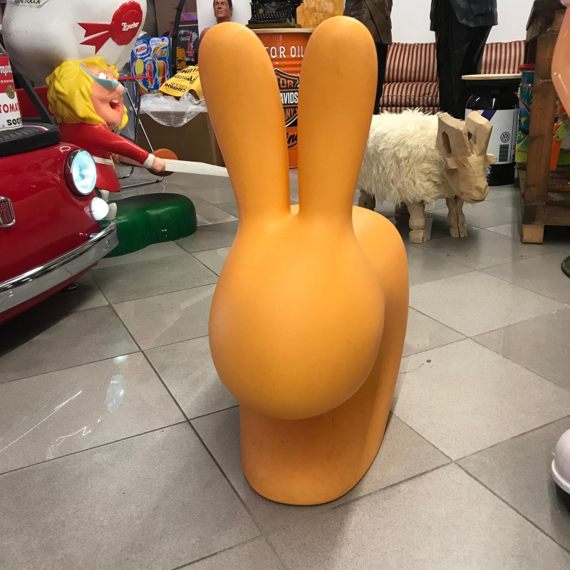 QUEEBO RABBIT SEDIA, COLORE ARANCIONE