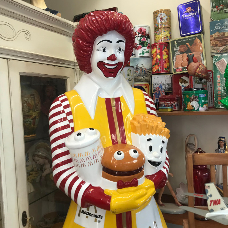 Ronald mcdonald vetroresina vintage