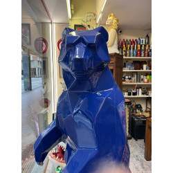 STATUA ORSO BLU DA ESTERNO